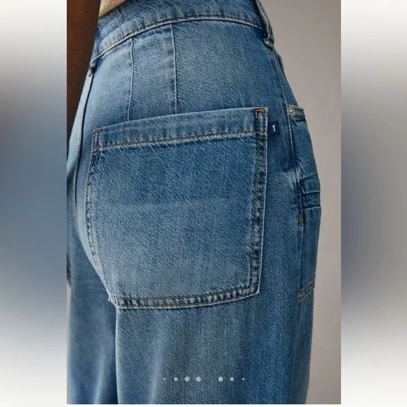 ISO ⭐️IN SEARCH OF⭐️ Anthropologie Pilcro The Jane High Rise Wide Leg Jeans - Picture 2 of 6